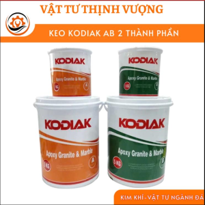 Cặp Keo Kodiak AB – Keo AB Hai Thành Phần, Chuyên Dùng Gắn Đá Mặt Tiền