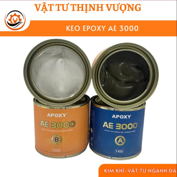 Keo Dán Đá AE3000 – Hai Thành Phần, Cặp 2kg, Gắn Đá Chuyên Nghiệp