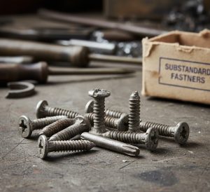 Hình ảnh ốc vít kém chất lượng