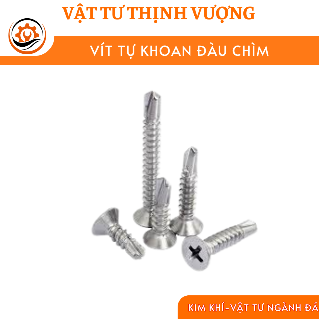 Vít tự khoan đầu chìm