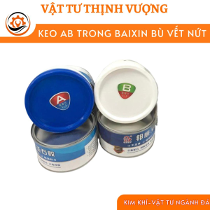 Keo AB Trong Baixin 1kg – Chít Mạch & Vá Vết Nứt Tranh Đá Chuyên Nghiệp