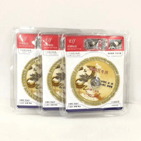 Lưỡi Cắt Gạch Rồng Vàng Răng Cưa – Phi 105/125, Cắt Nhanh, Bền Lâu - Ảnh 3