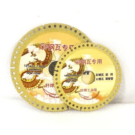 Lưỡi Cắt Gạch Rồng Vàng Răng Cưa – Phi 105/125, Cắt Nhanh, Bền Lâu - Ảnh 5