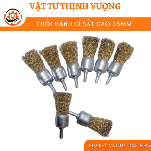 Chổi Đánh Gỉ Sắt Thép Kim Loại