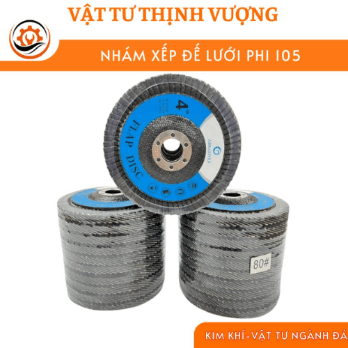 Đĩa Nhám Xếp Đánh Mặt Kim Loại & Gỗ 6