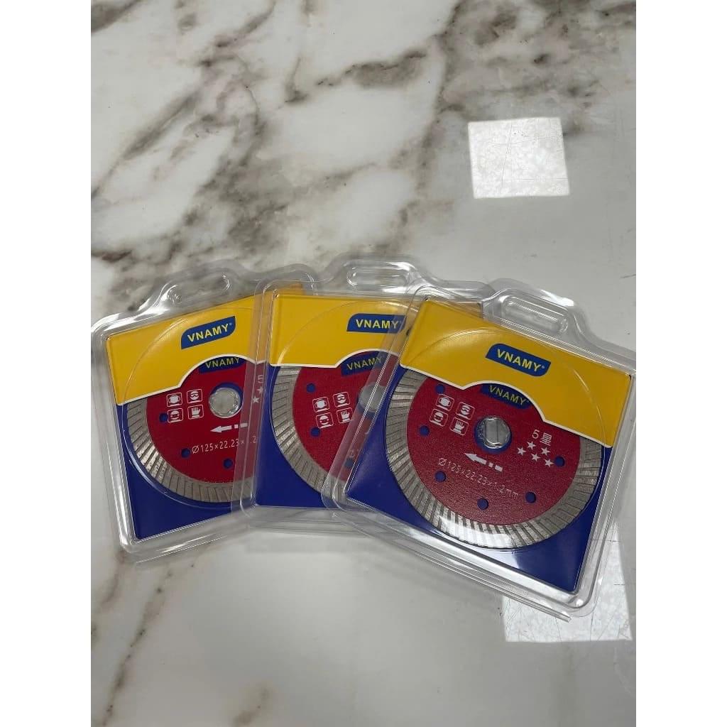 Lưỡi Cắt Đá Marble Đỏ Phi 125 VNAMY – Cắt Mượt, Tản Nhiệt Tốt, Dùng Cho Máy Cắt Cầm Tay - Ảnh 2