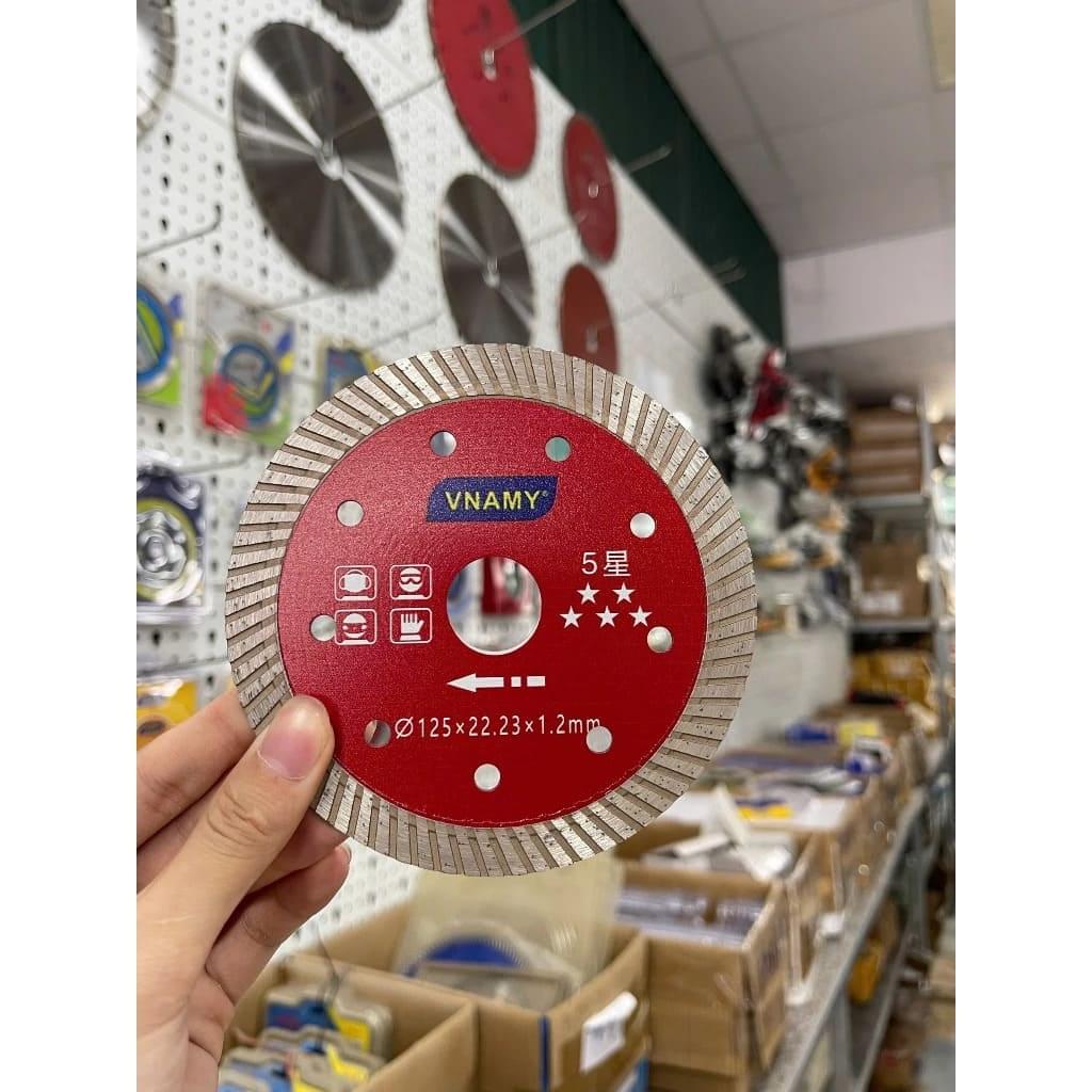 Lưỡi Cắt Đá Marble Đỏ Phi 125 VNAMY – Cắt Mượt, Tản Nhiệt Tốt, Dùng Cho Máy Cắt Cầm Tay - Ảnh 5